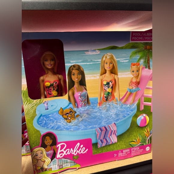 Other - New Barbie and pool set